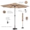 Villacera 9-Foot Outdoor Patio Umbrella, Beige 83-OUT5442 - alternate 3